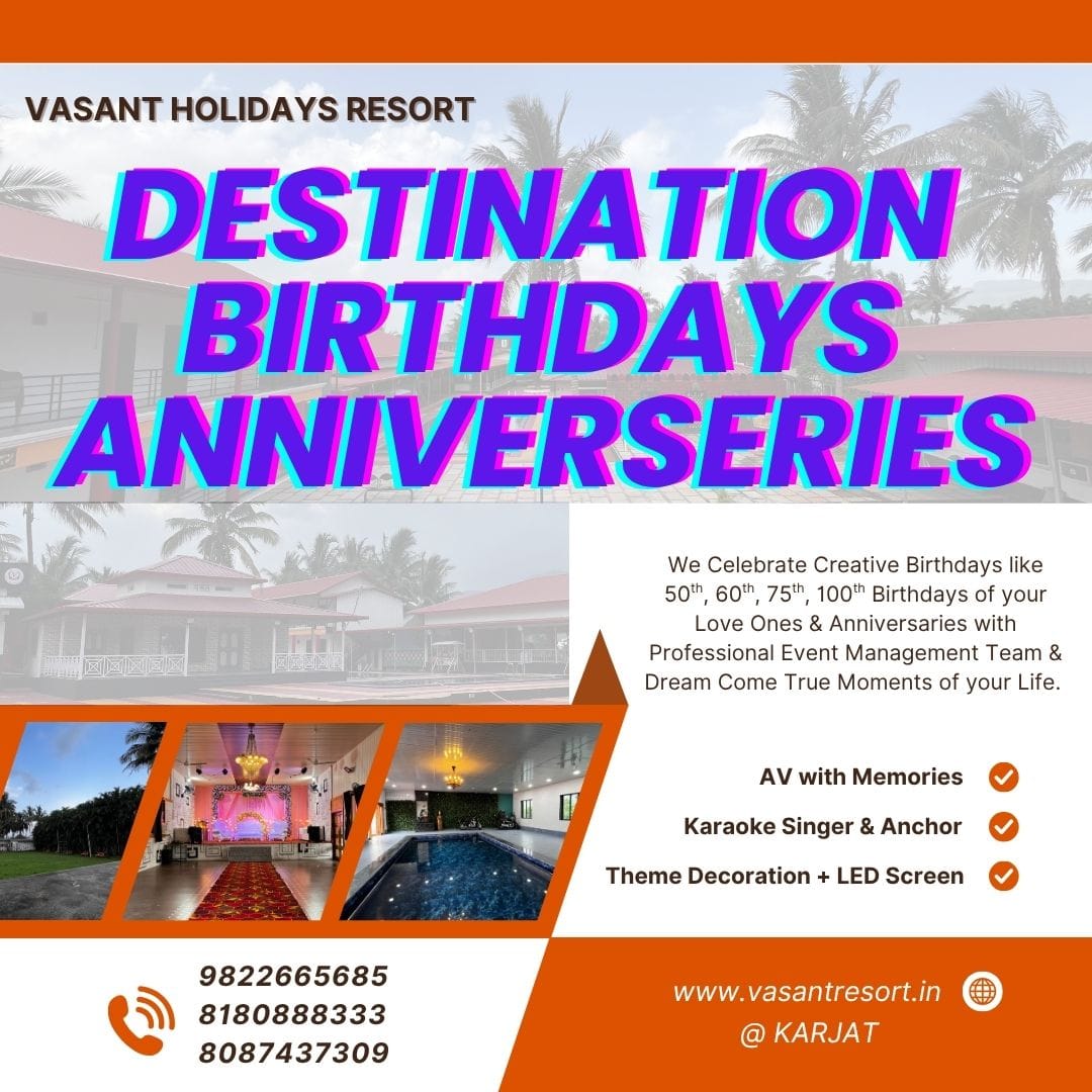 Destination Birthday's & Anniversaries